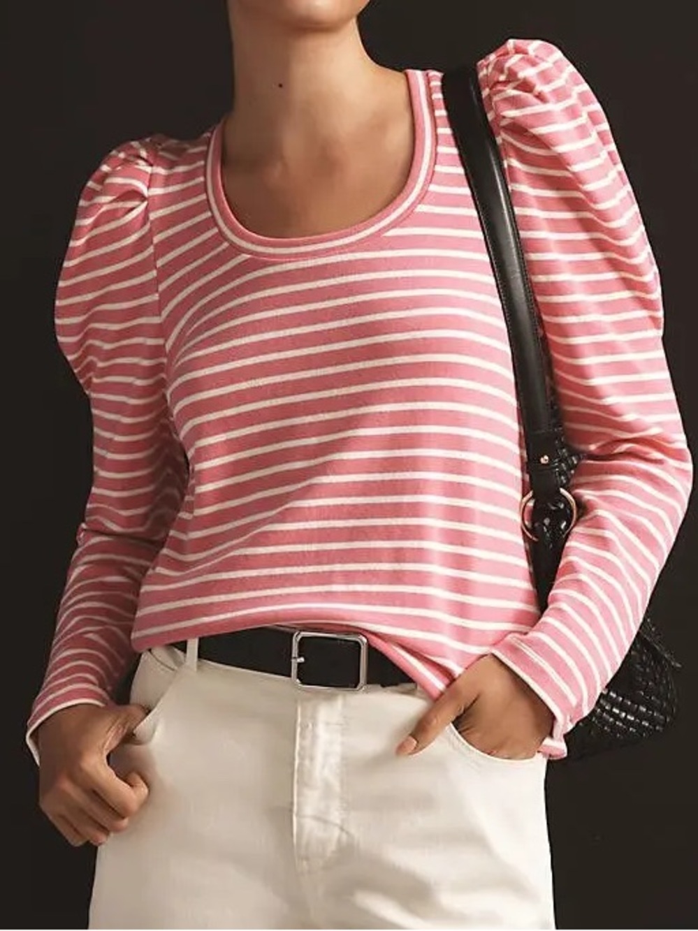 English Factory • Puff Sleeve Striped Blouse